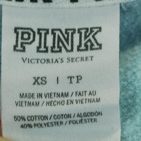 VS Pink | Blue & Purple Zip Up Hoody Sweatshirt XS - Picture 5 of 8